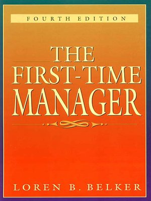 The First-Time Manager - ebook